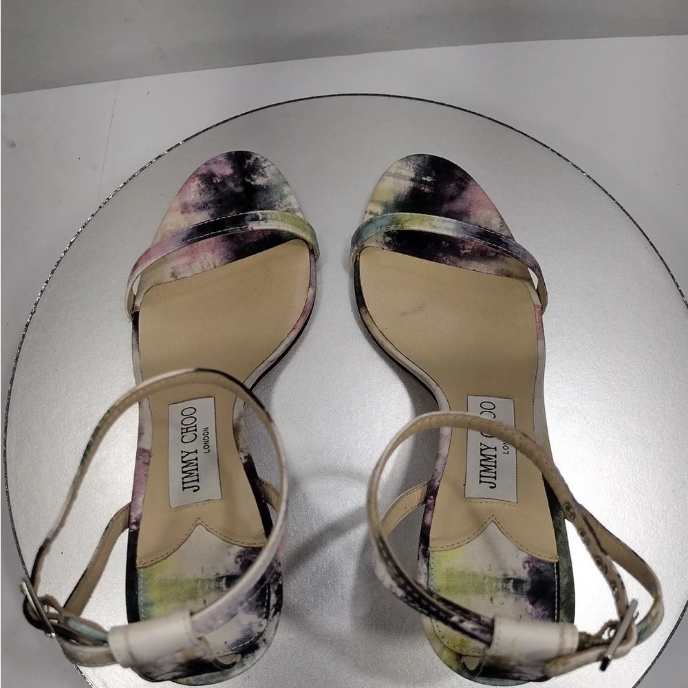Jimmy Choo Multicolor Women's Sandals size 6.5 pre owned Exellent condition